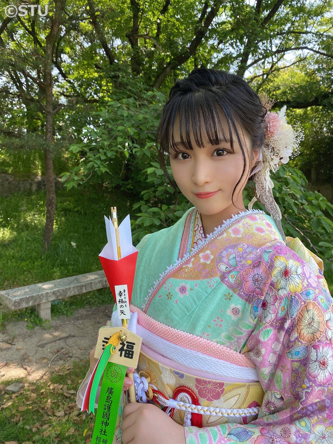 STU48原田清花 - 2022新成人晴れ着グラビア | AKB48 Group新聞 48times.com
